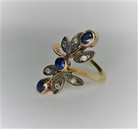 Anello Guerretta Gioielli Donna ANELLO STILE ANTICO in Oro giallo Zaffiro GUERR136 - GUERR136